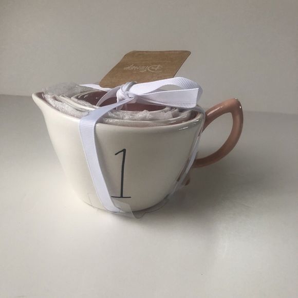 Rae Dunn Disney Tinker bell Measuring Cups.New! Pink Inside 2023 - Picture 2 of 9